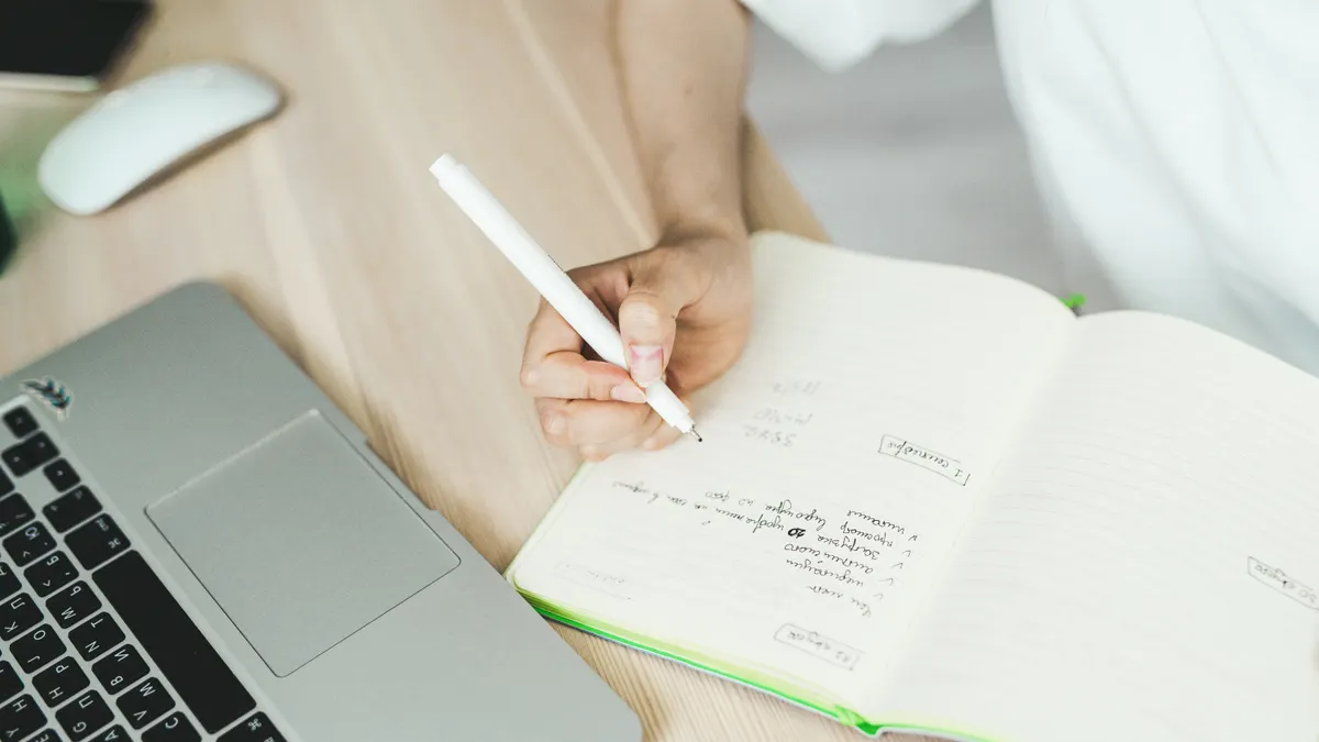 How to choose a content writing tool: a checklist for teams and solo writers How to choose a content writing tool: a checklist for teams and solo writers — A Person Writing on a Notebook